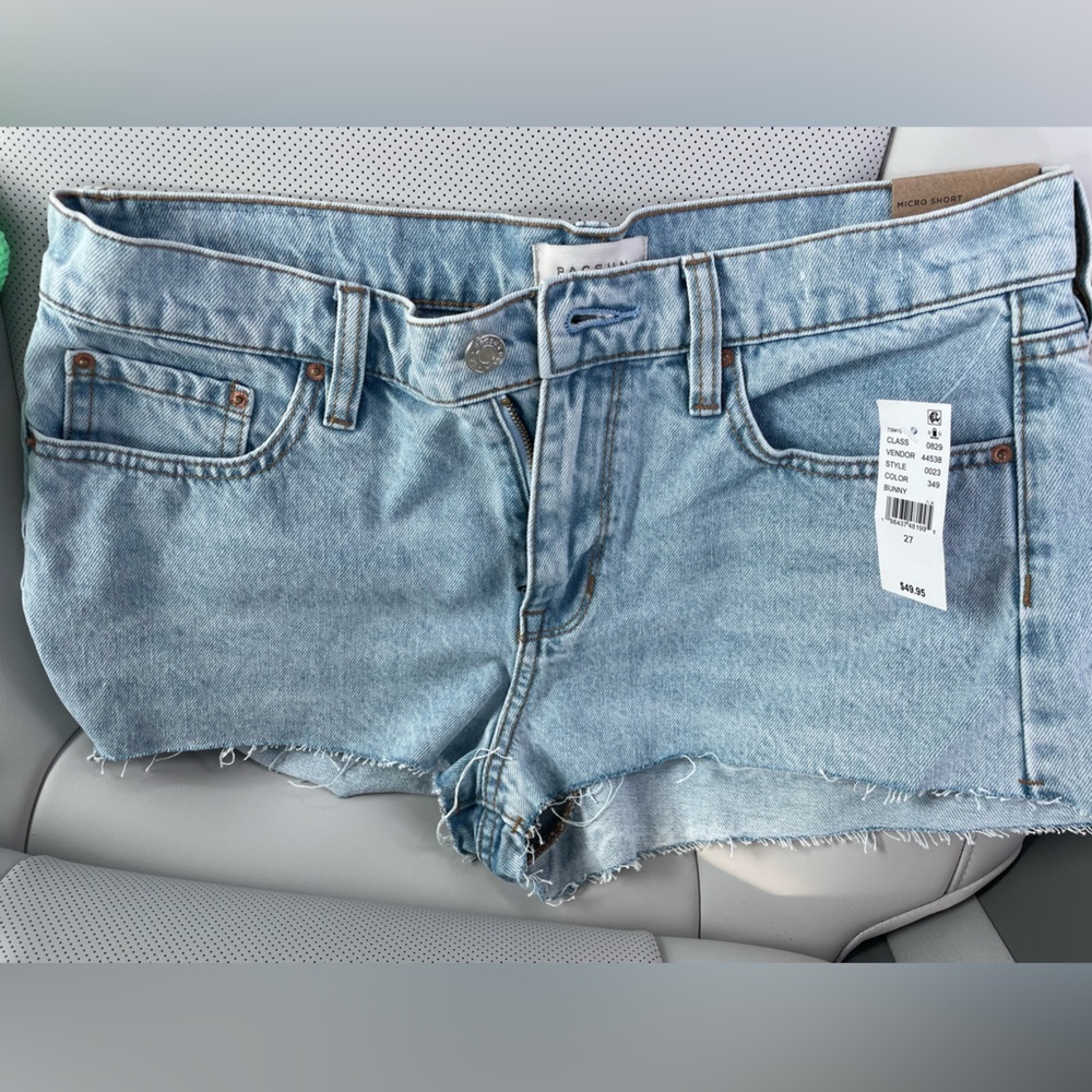 PACSUN micro Blue Denim Shorts